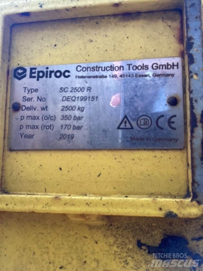 Epiroc SC2500 Різаки