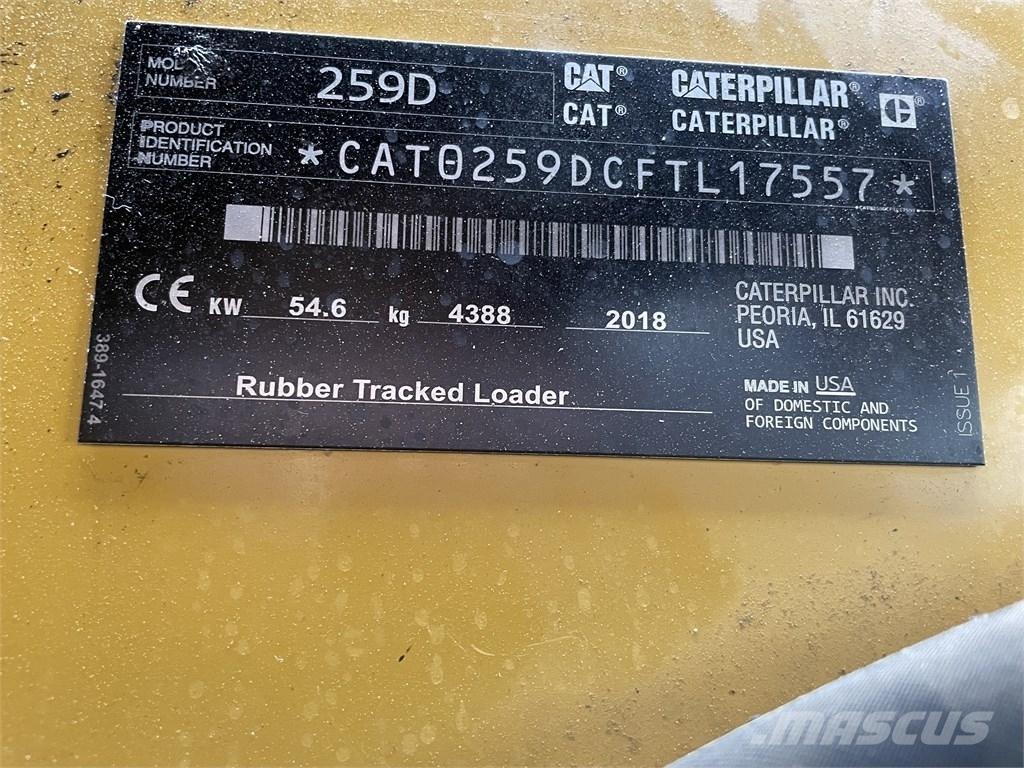 CAT 259D HF Міні-навантажувачі