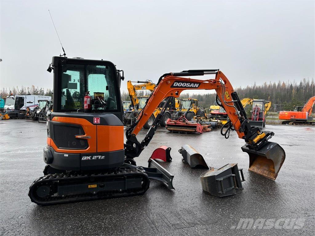 Doosan DX27Z-7 Міні-екскаватори < 7т