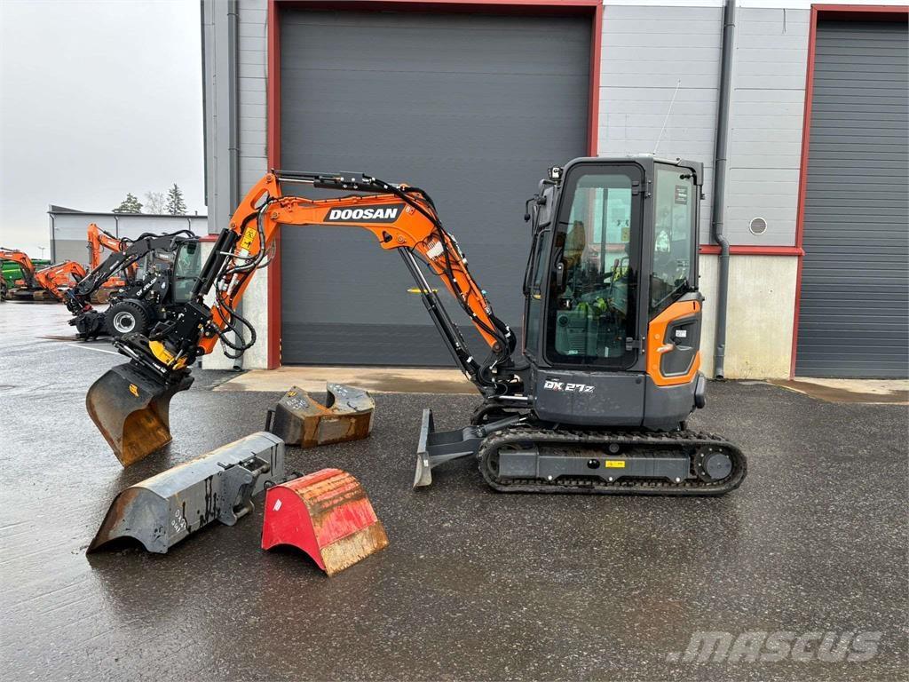 Doosan DX27Z-7 Міні-екскаватори < 7т