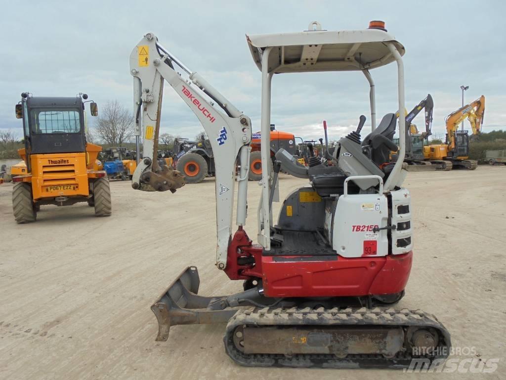 Takeuchi TB215R Міні-екскаватори < 7т