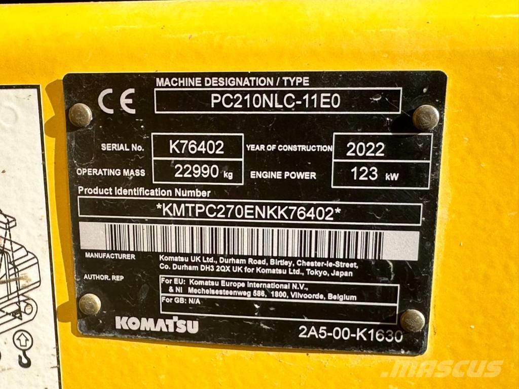 Komatsu PC 210 NLC Гусеничні екскаватори