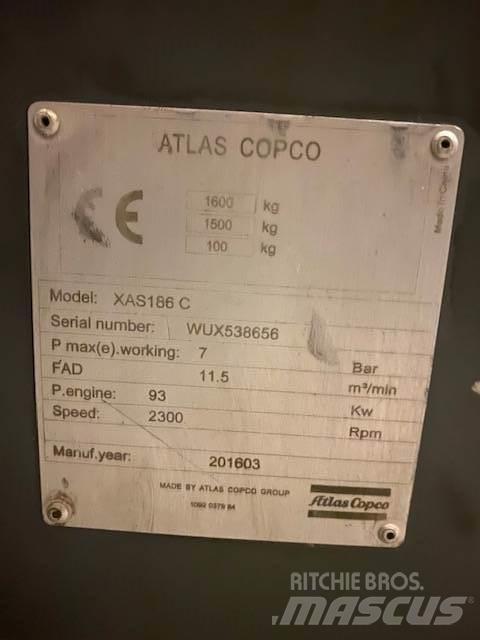 Atlas Copco XAS 186 Компресори