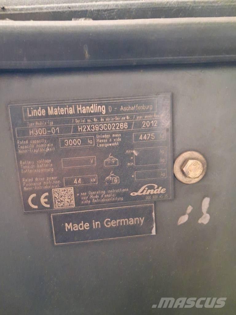 Linde H30D-01 Дизельні навантажувачі