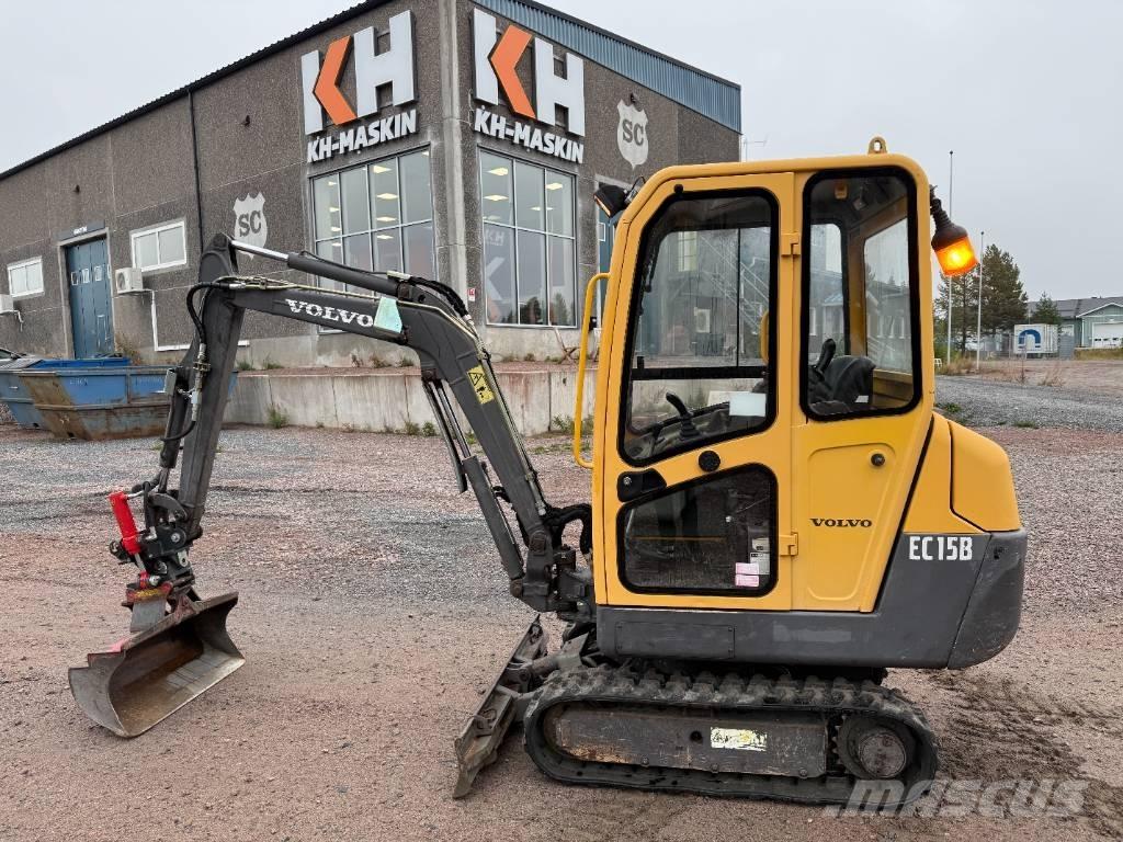 Volvo EC15b Міні-екскаватори < 7т