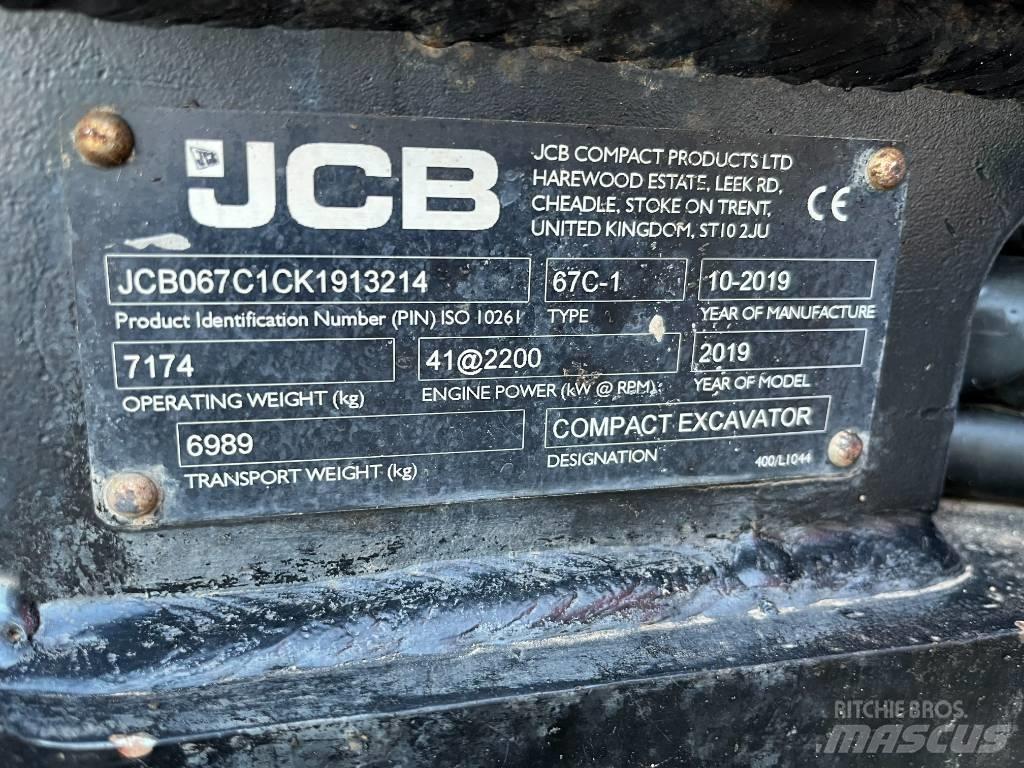 JCB 67 C Міні-екскаватори < 7т