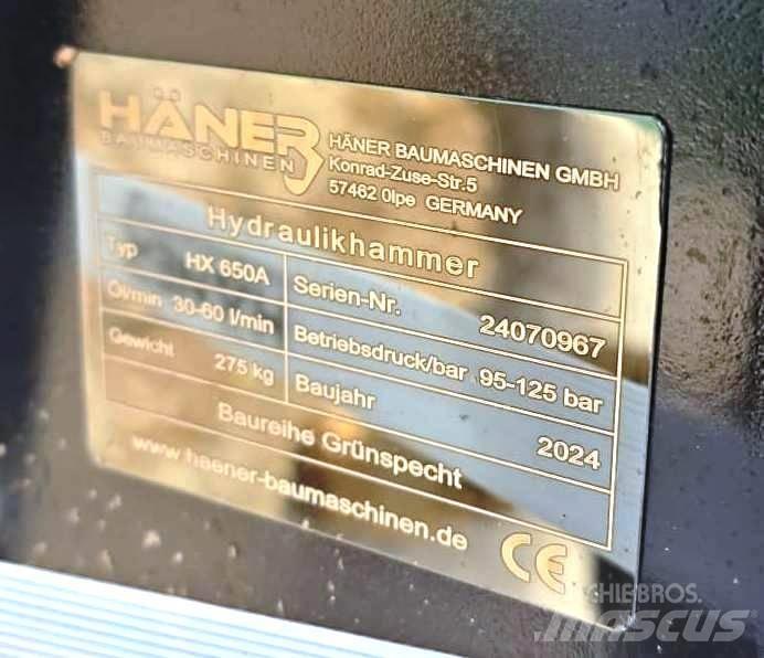 Häner HX650A Плуги