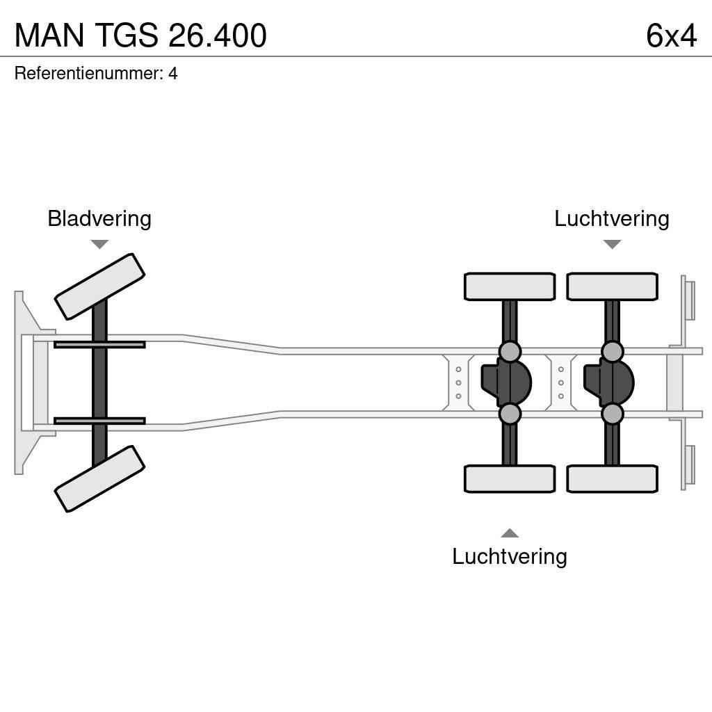 MAN TGS 26.400 Вантажівки з гаковим підйомом