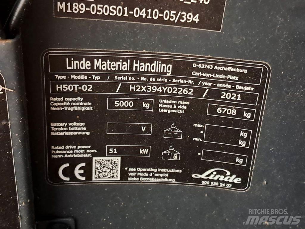 Linde H50T-02 Газові навантажувачі