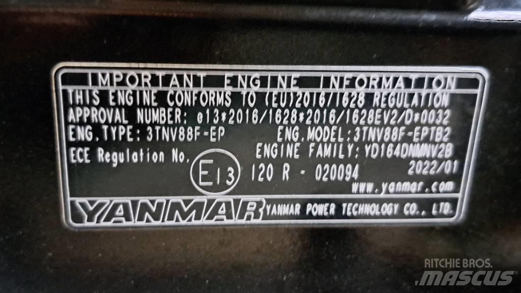 Yanmar 3TNV88F-EPTB2 Двигуни