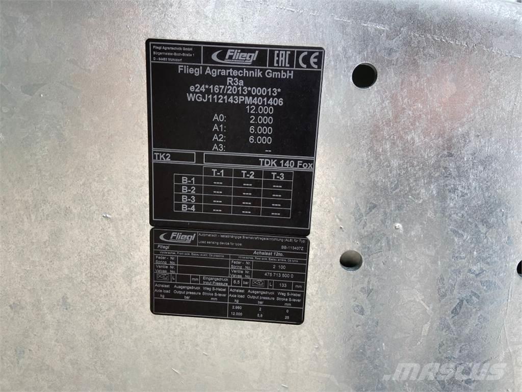 Fliegl TDK 140 FOX Сільгосптехніка - Інші