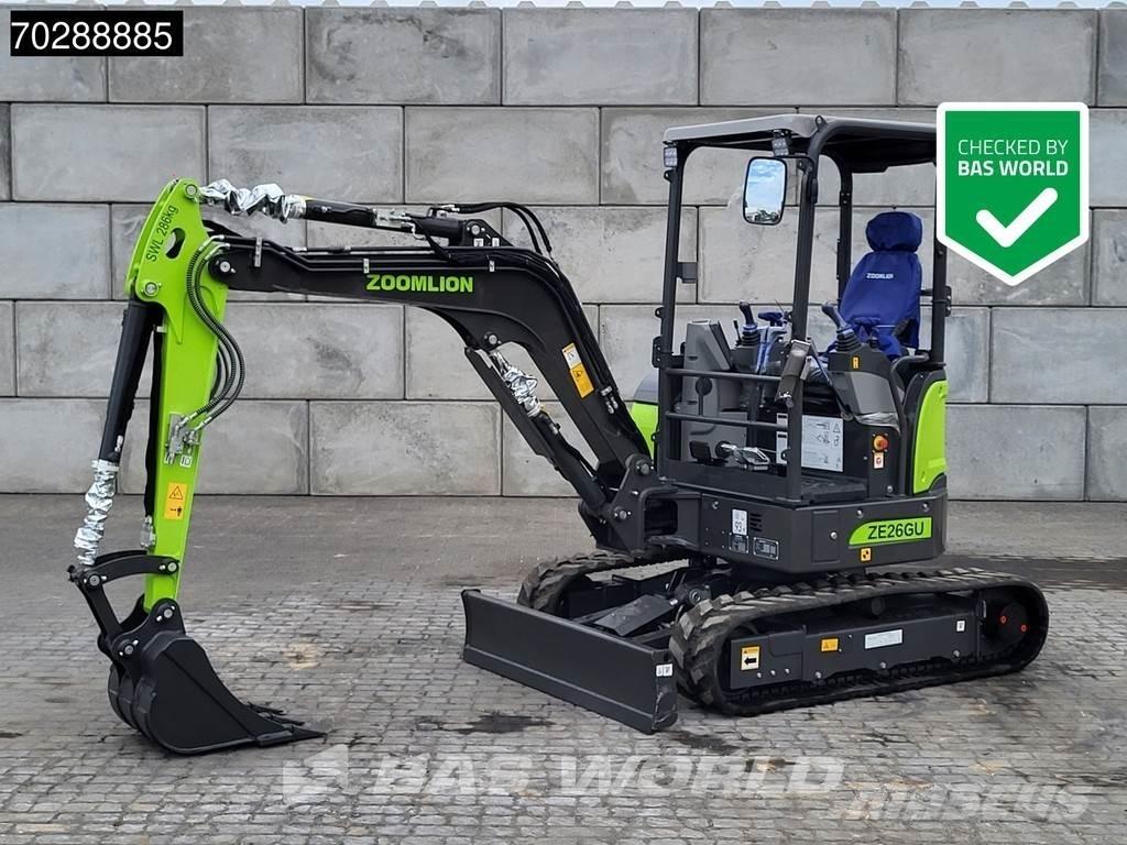 Zoomlion ZE26 GU Міні-екскаватори < 7т