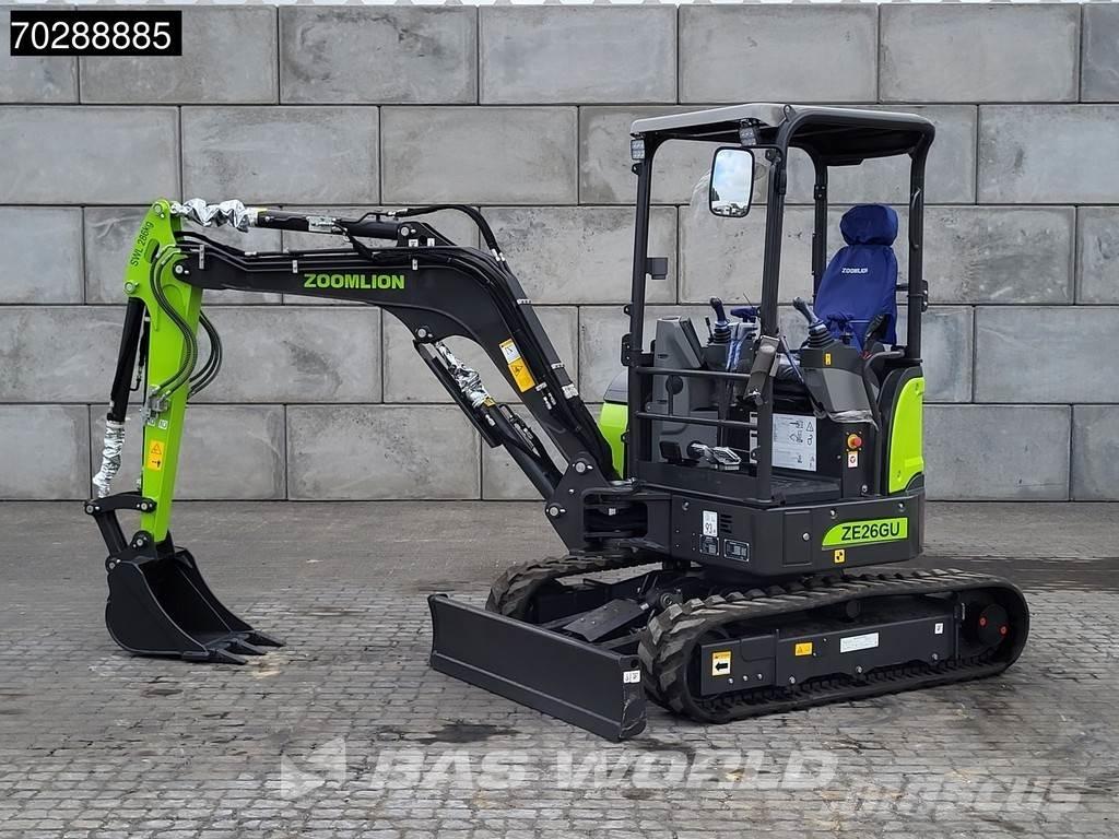 Zoomlion ZE26 GU Міні-екскаватори < 7т