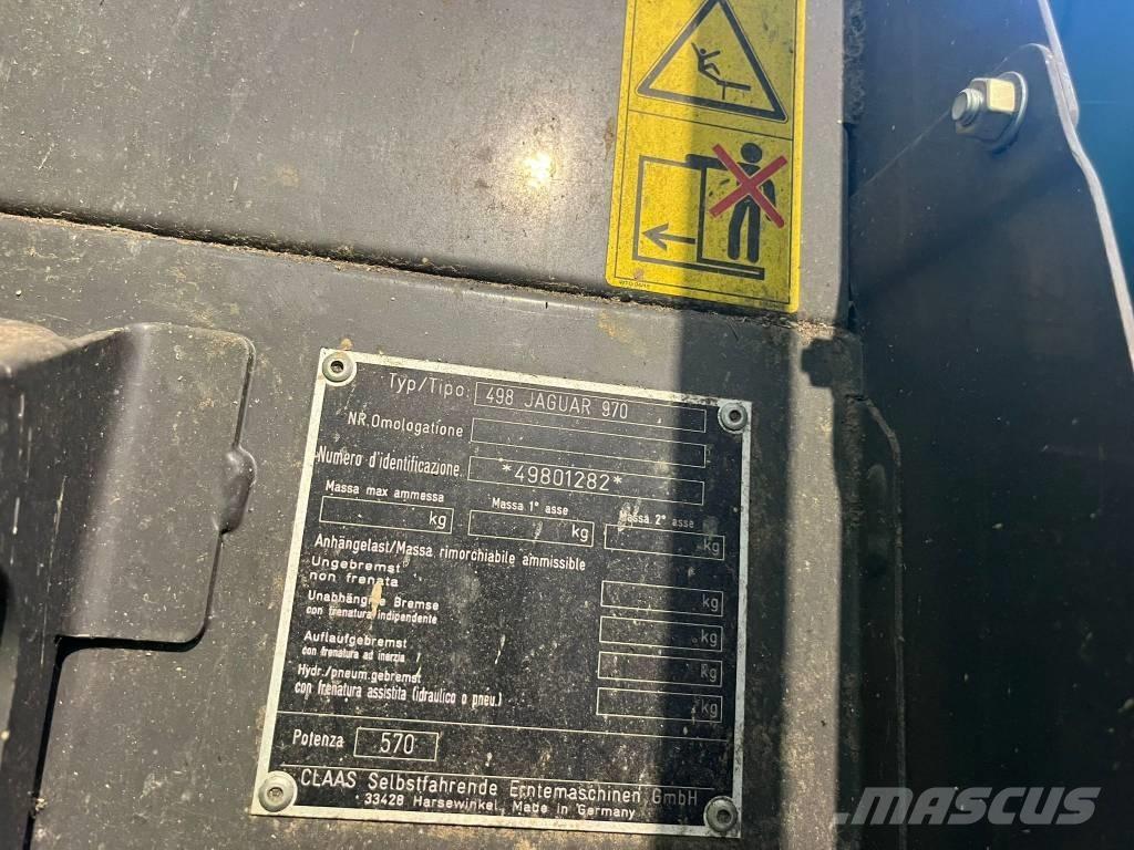 CLAAS Jaguar 970 Кормозбиральні комбайни