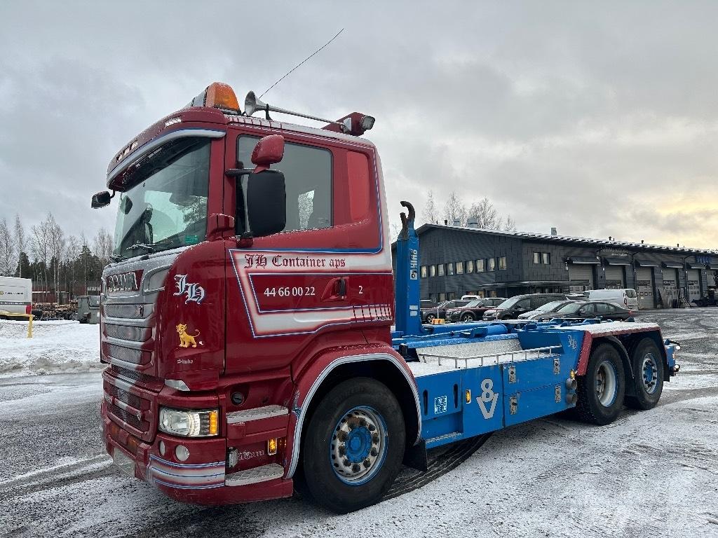 Scania R580 6x2*4 Вантажівки з гаковим підйомом