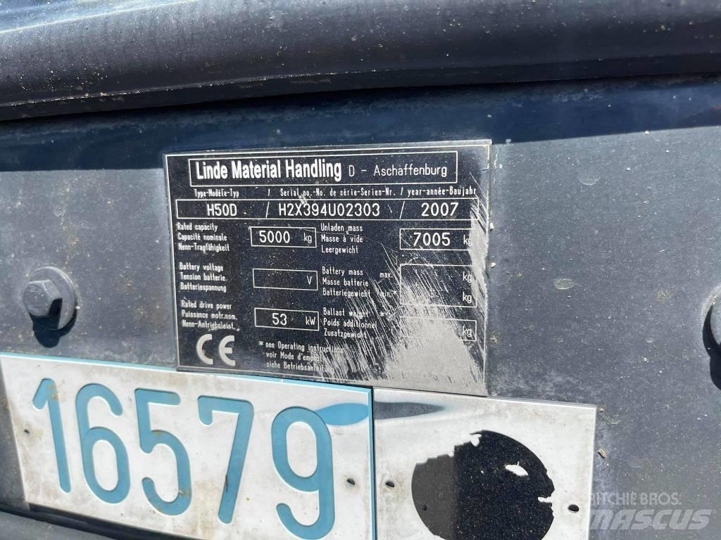 Linde H50D Дизельні навантажувачі