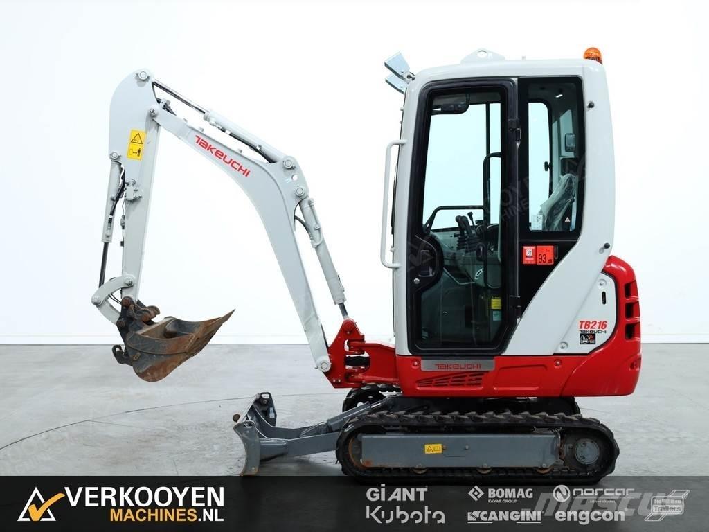 Takeuchi TB216 Міні-екскаватори < 7т