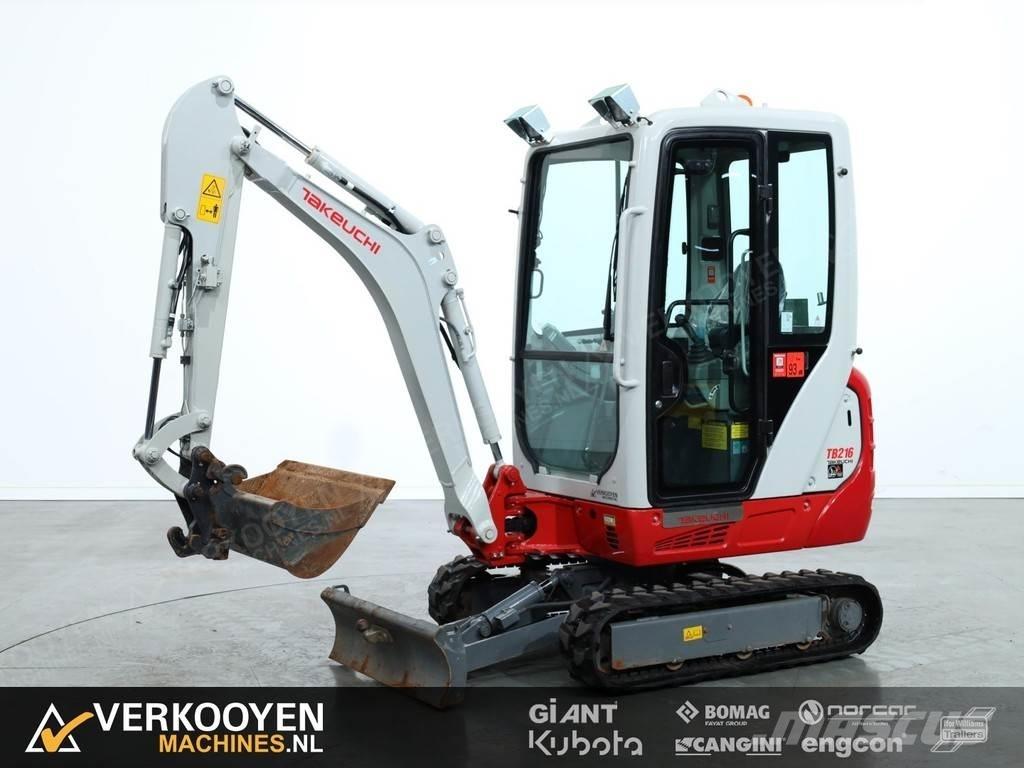 Takeuchi TB216 Міні-екскаватори < 7т