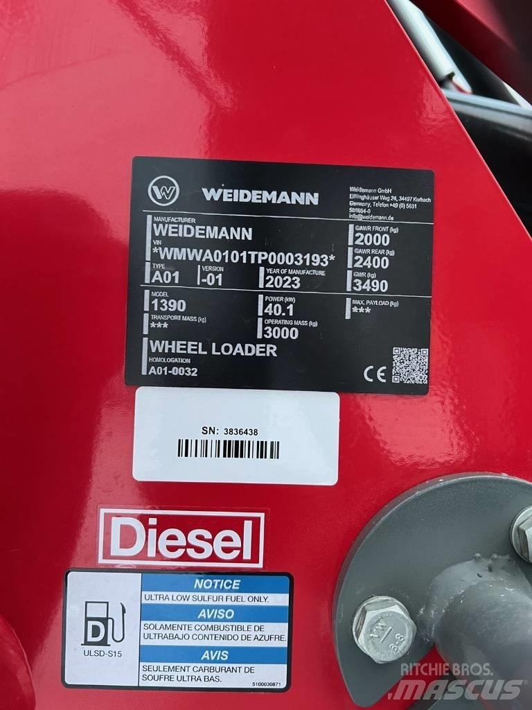 Weidemann 1390 Фронтальні навантажувачі