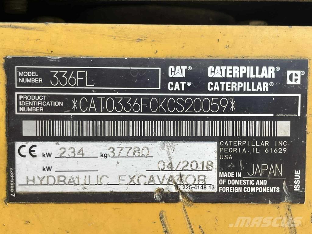 CAT 336 FL Гусеничні екскаватори