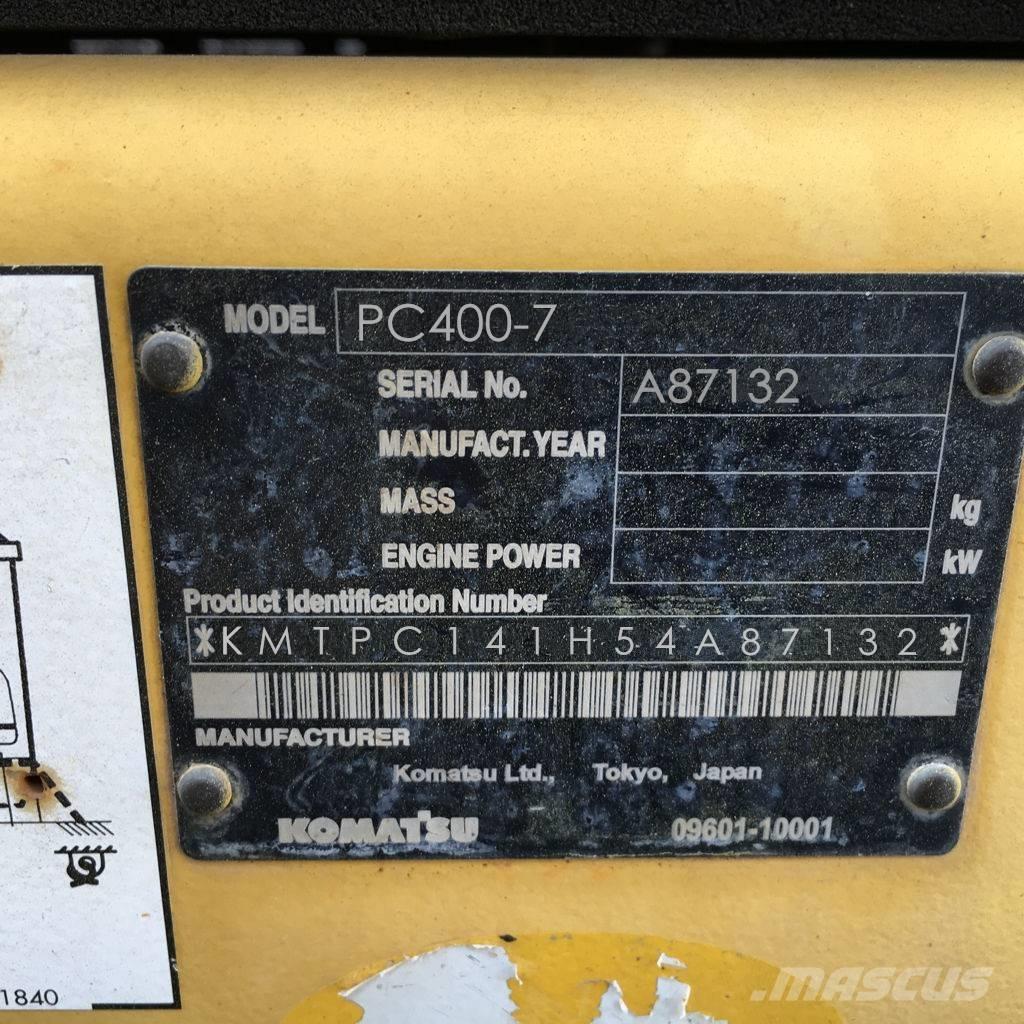 Komatsu PC 400-7 Гусеничні екскаватори