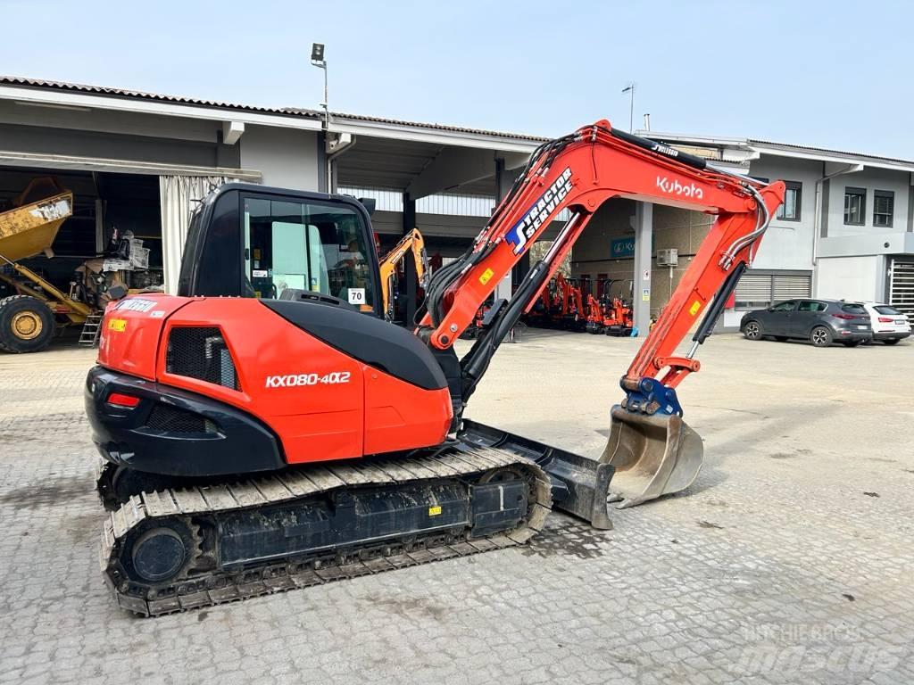 Kubota KX 80-4 Середні екскаватори 7т. - 12т.