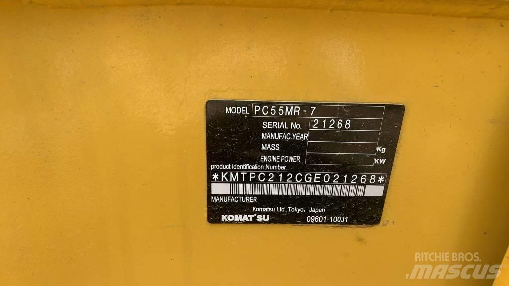 Komatsu PC 55 MR Гусеничні екскаватори