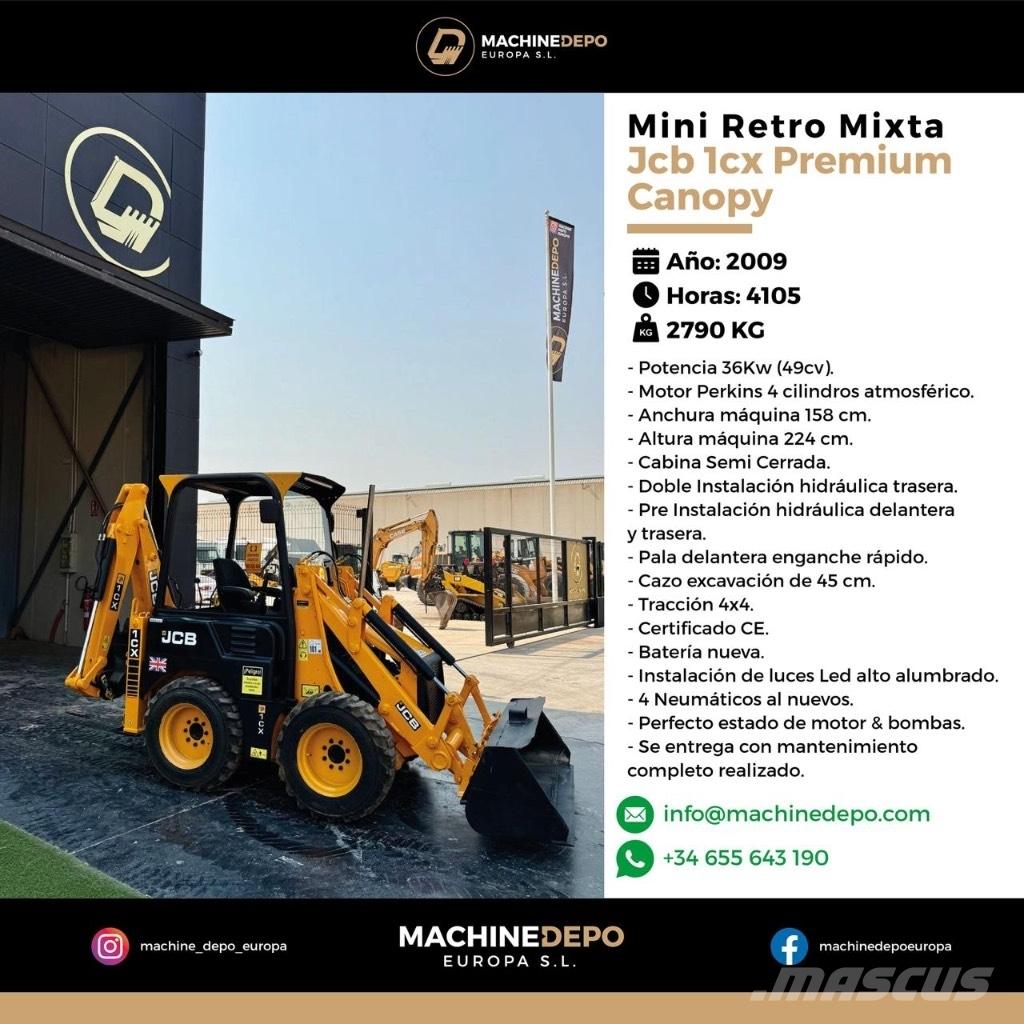 JCB 1 CX Екскаватори-навантажувачі