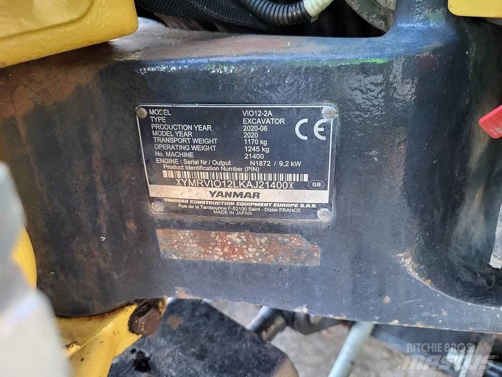 Yanmar Vio 12 Міні-екскаватори < 7т