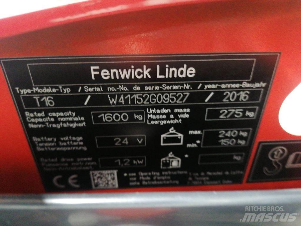 Linde T16 Штабелери
