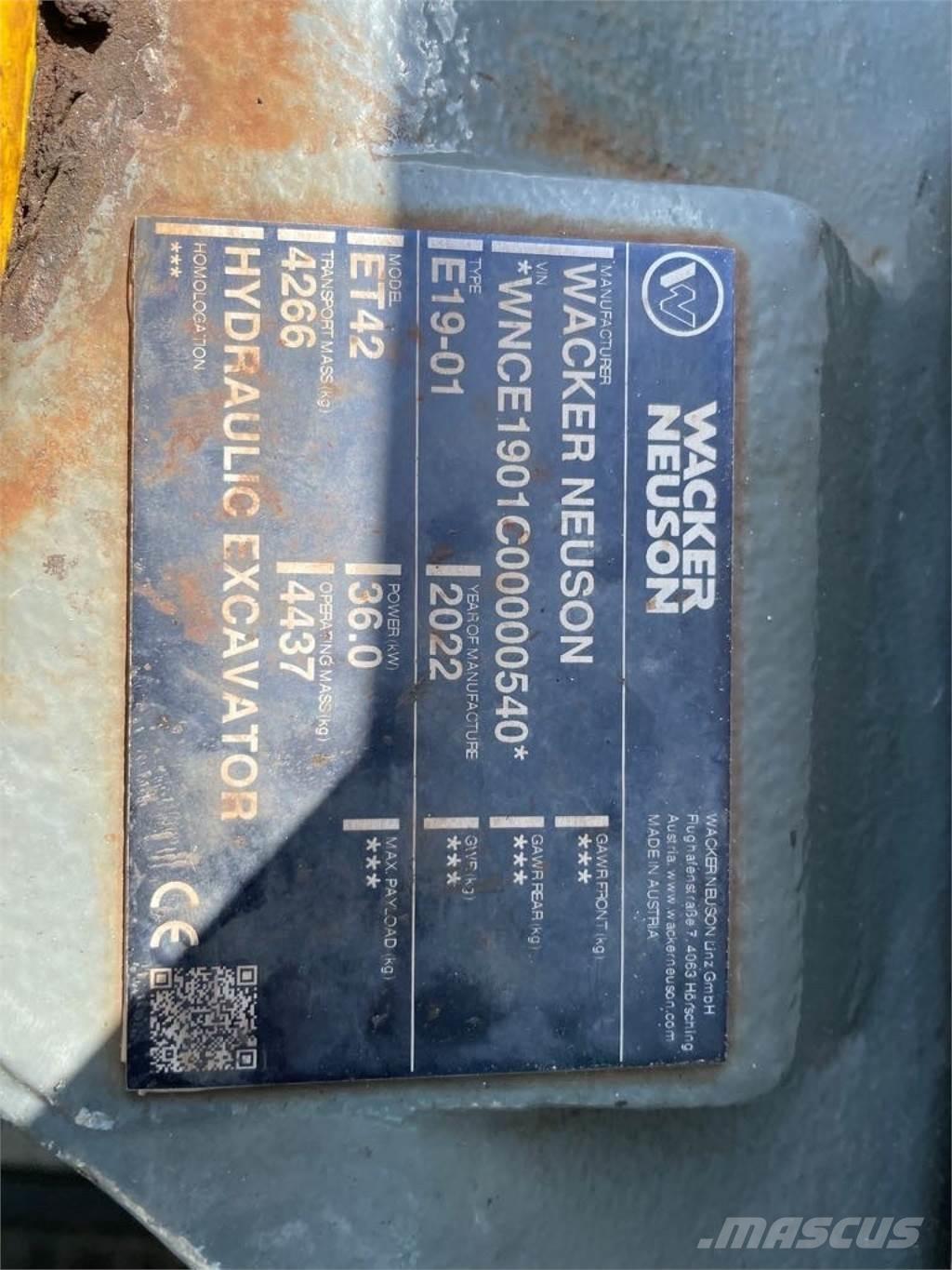 Wacker Neuson ET42 Гусеничні екскаватори