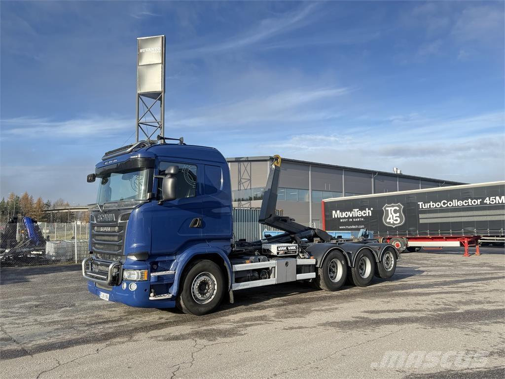 Scania R 730 8X4 Вантажівки з гаковим підйомом