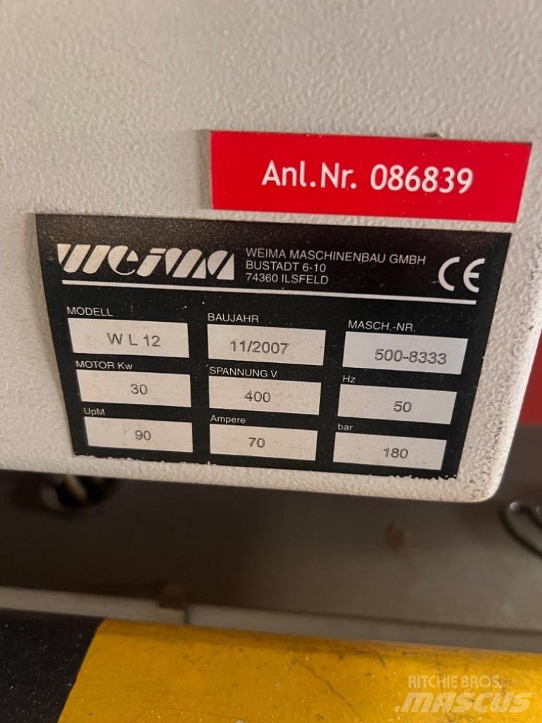Weima HWV 3000 / WL12 Знищувачі сміття  (шредери)