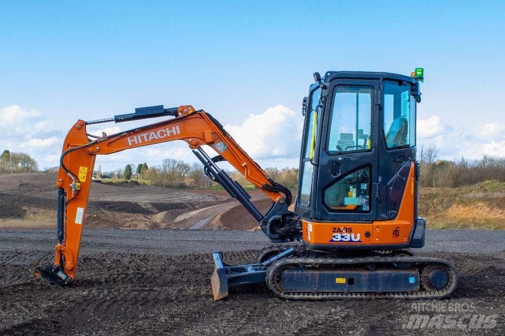 Hitachi ZX33U-6 Міні-екскаватори < 7т