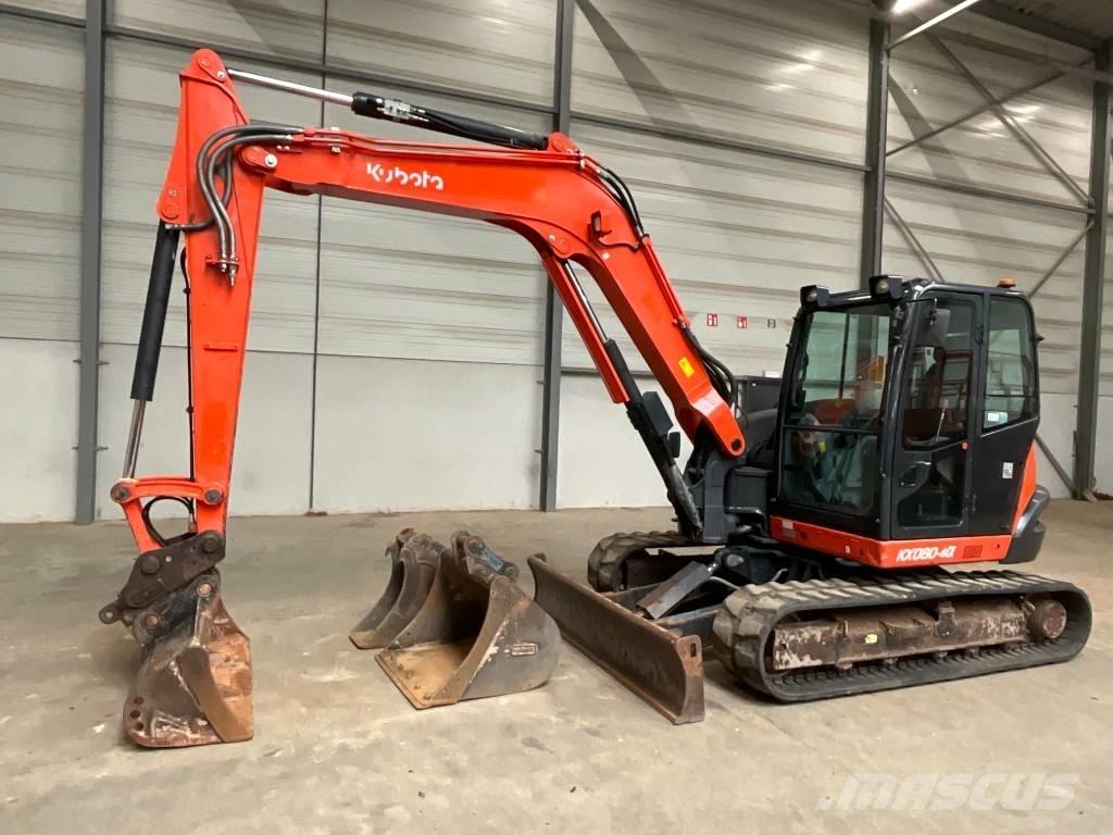 Kubota KX 080-4 A Середні екскаватори 7т. - 12т.