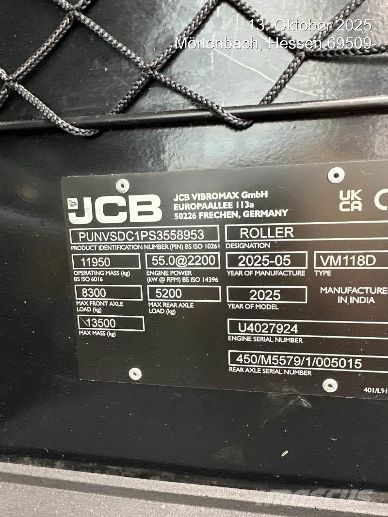 JCB VM118D Дорожні котки