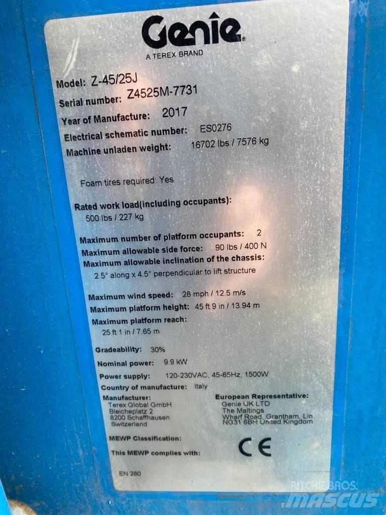 Genie Z 45/25 J BI Колінчаті підйомники