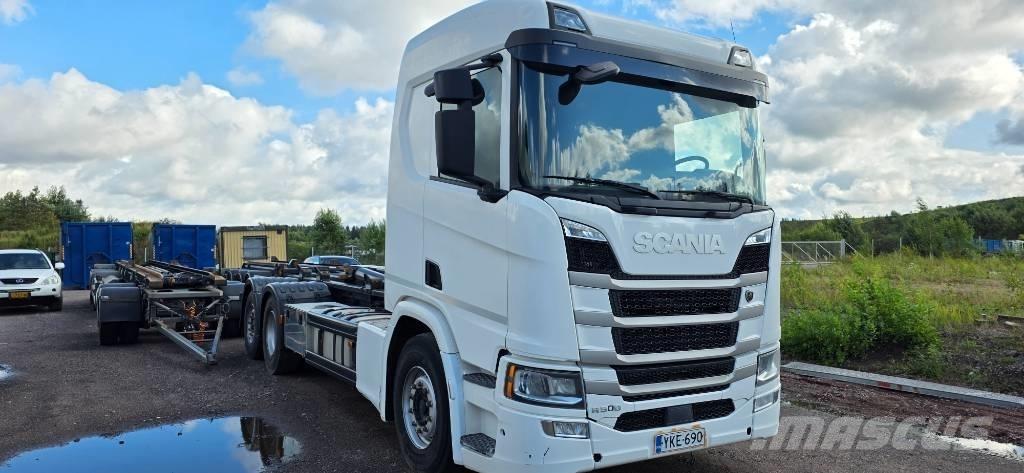 Scania R 500 Вантажівки з гаковим підйомом