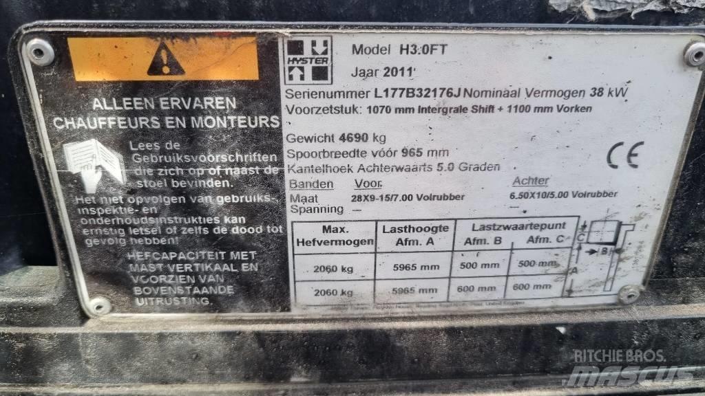 Hyster H 3.00 FT Газові навантажувачі
