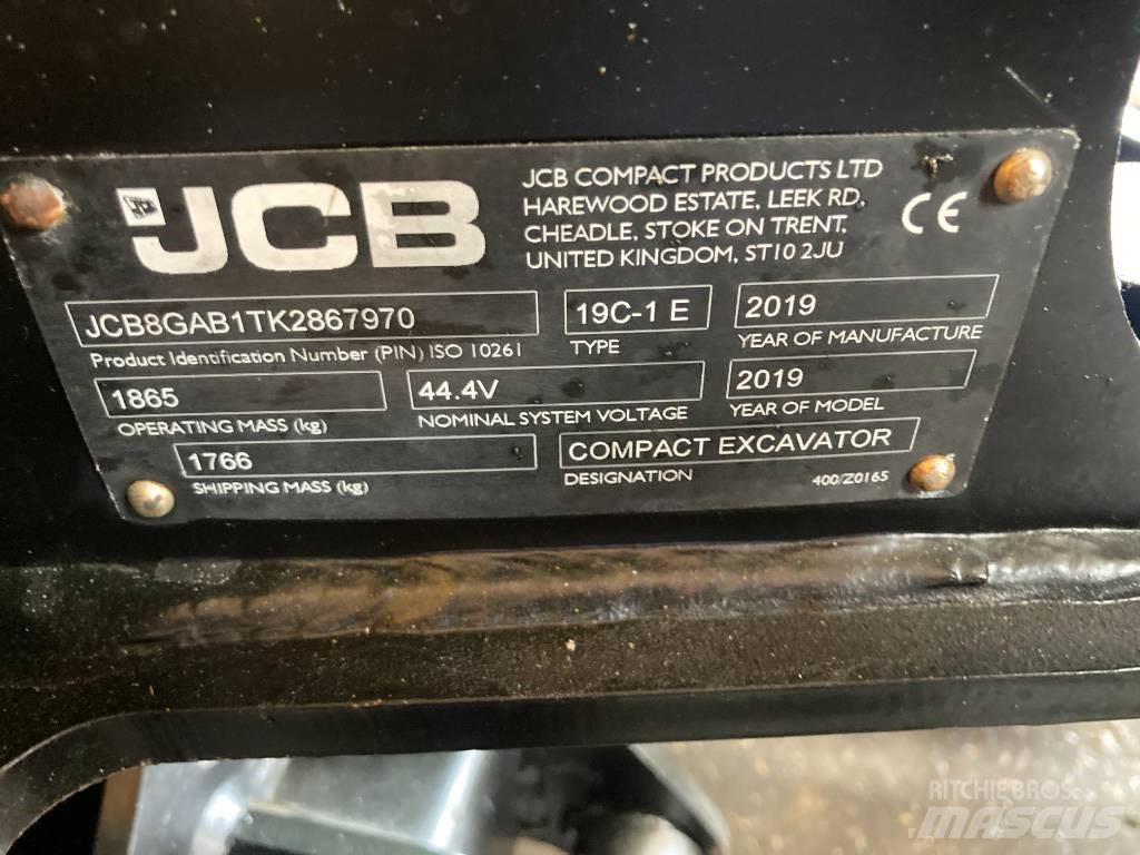 JCB 19 C-IE Міні-екскаватори < 7т