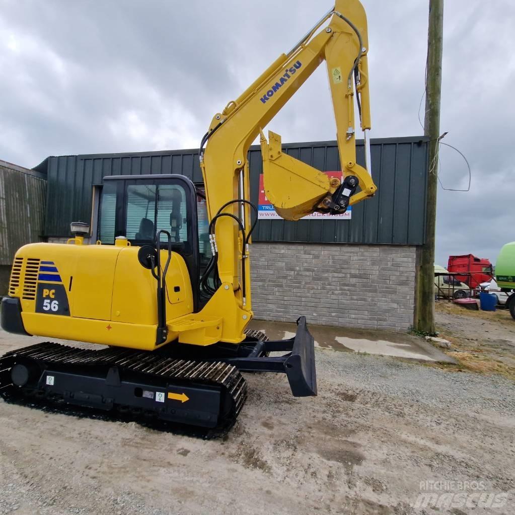 Komatsu PC56-7 Міні-екскаватори < 7т