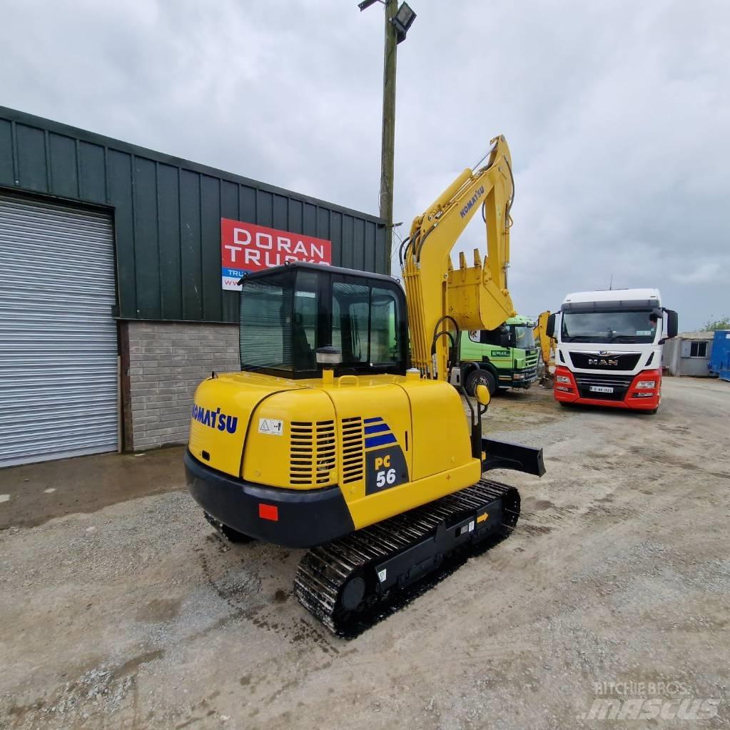 Komatsu PC56-7 Міні-екскаватори < 7т