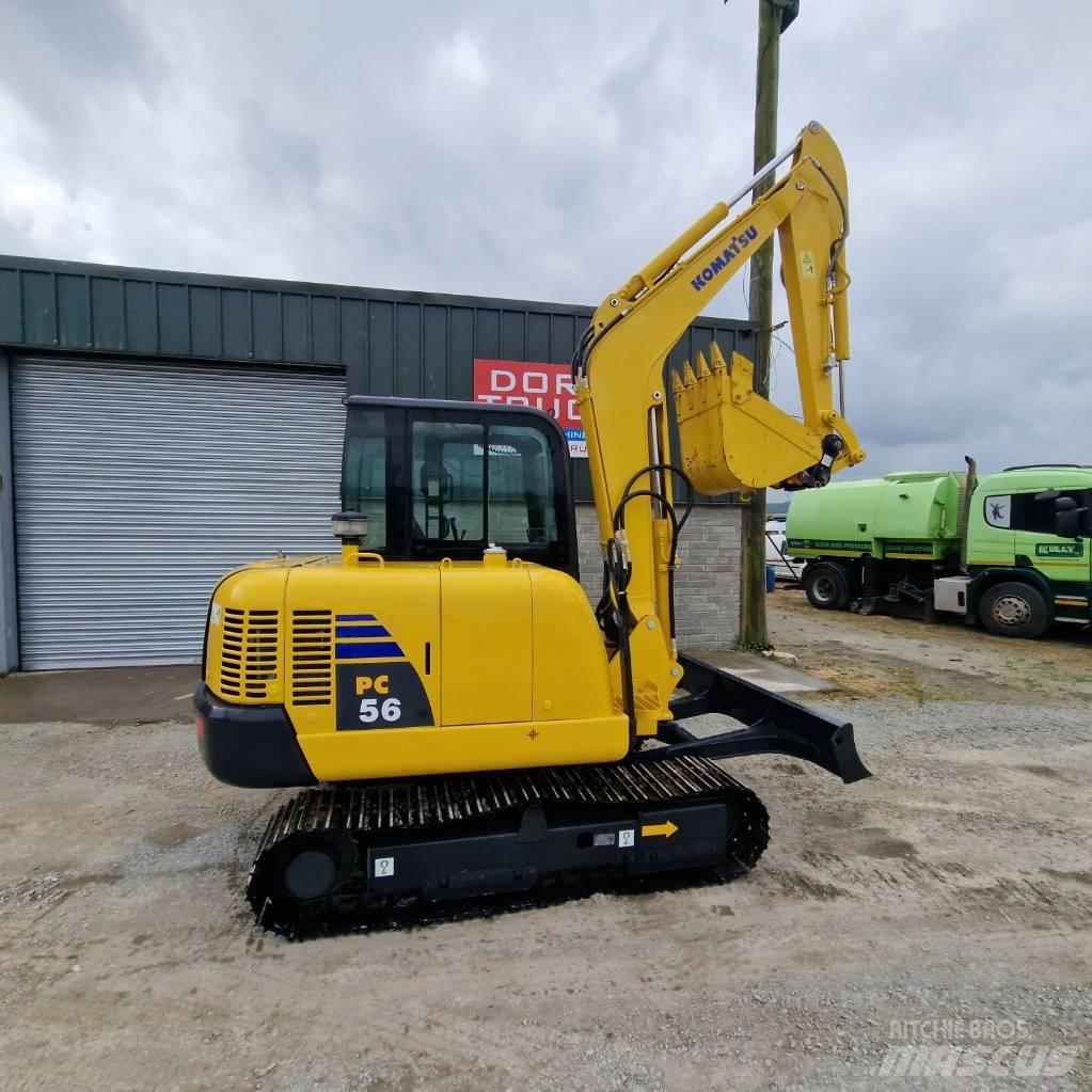Komatsu PC56-7 Міні-екскаватори < 7т