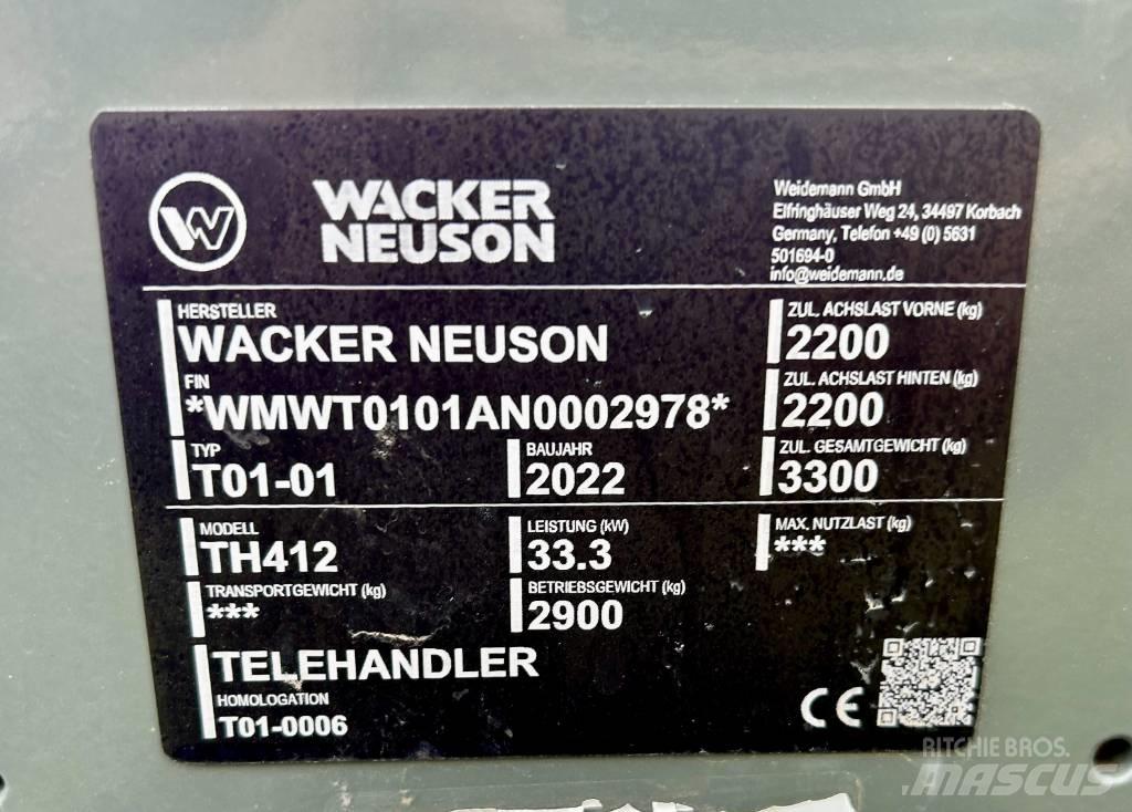Wacker Neuson TH 412 Телескопічні навантажувачі