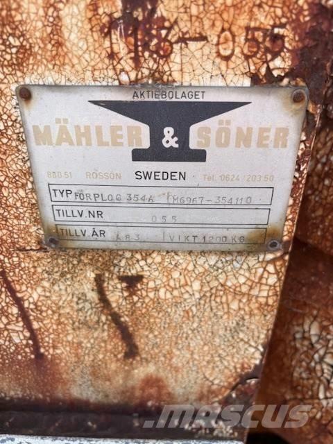  Mähler Spetsplog 3m Плуги