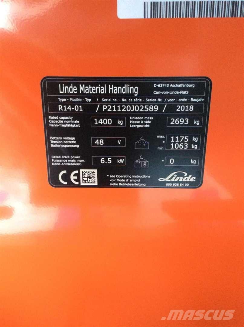 Linde R14 Річ-трак із високим підйомом