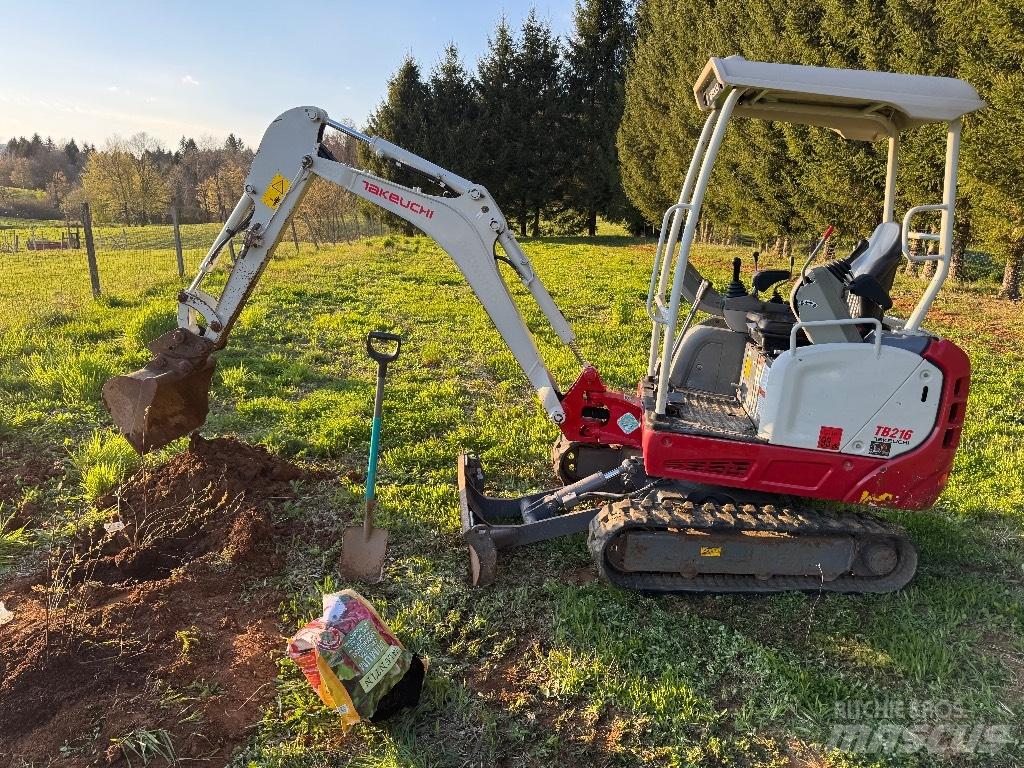 Takeuchi TB 216 Міні-екскаватори < 7т