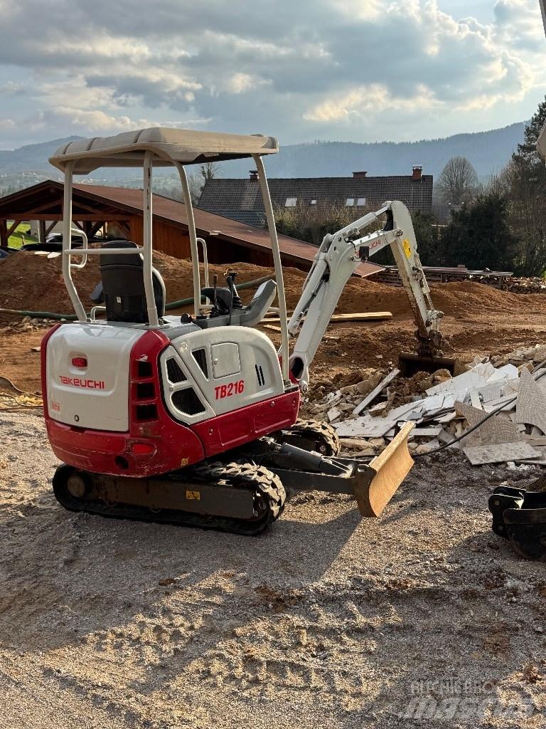 Takeuchi TB 216 Міні-екскаватори < 7т