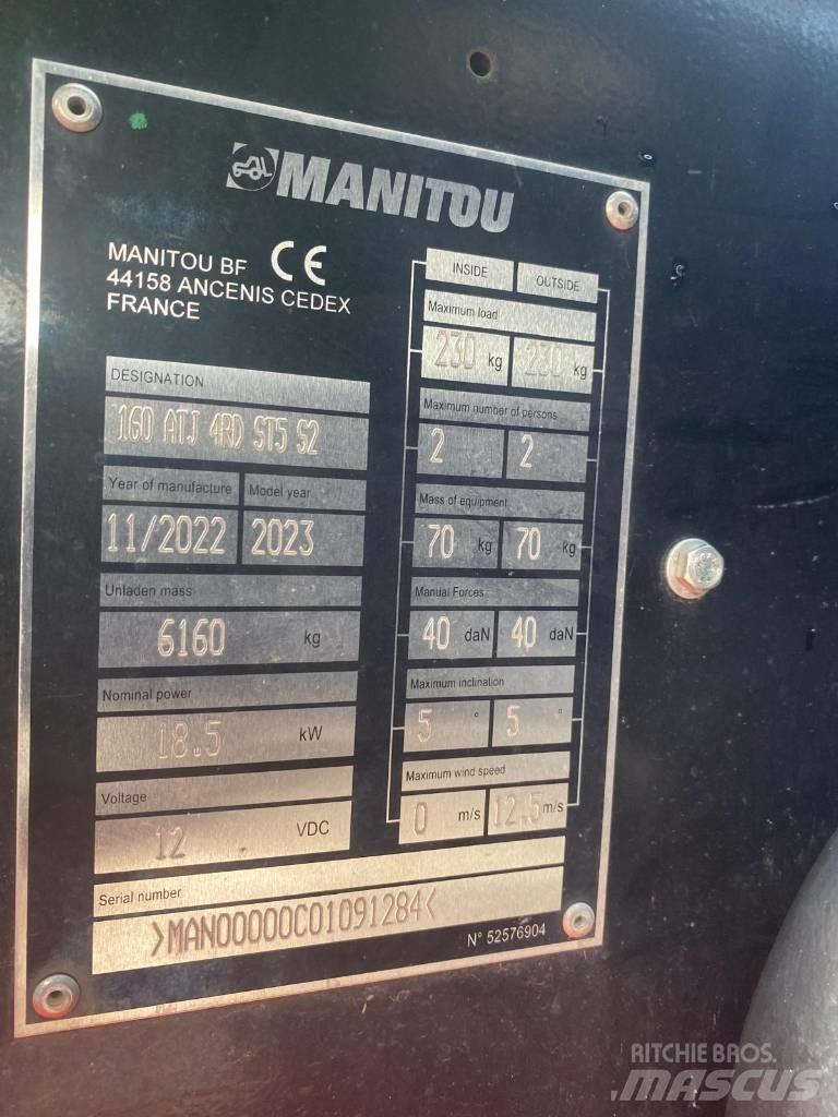 Manitou 160 ATJ Колінчаті підйомники