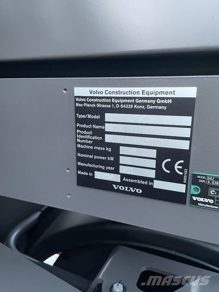 Volvo EWR 150 E Колісні екскаватори